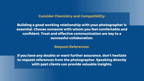 Choosing the Right Photographer: Key Steps for Success