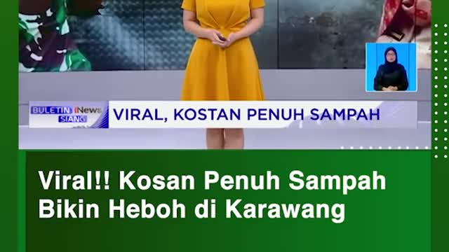 Viral!! Kosan Penuh Sampah Bikin Heboh di Karawang