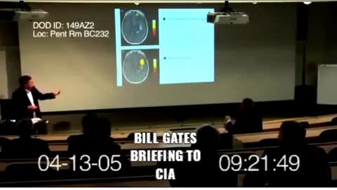 Flashback: Bill Gates giving presentation to CIA about a vaccine that can turn religion off