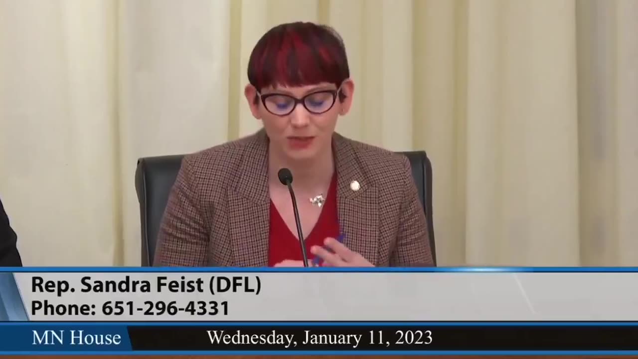 🤨"Not all students who menstruate are female" - MN State Rep Sandra Feist.
