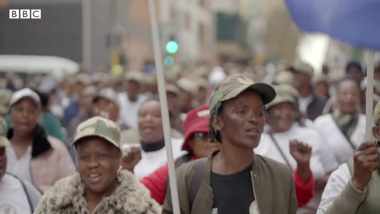 Inside South Africa's notorious anti-migrant group - BBC News