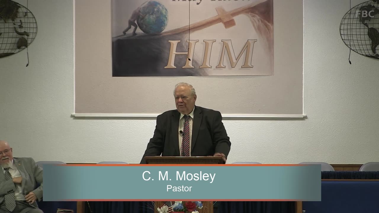 Pastor C. M. Mosley, The Will of God, 1 Peter 4:1-2, Sunday Evening, 7/7/2024