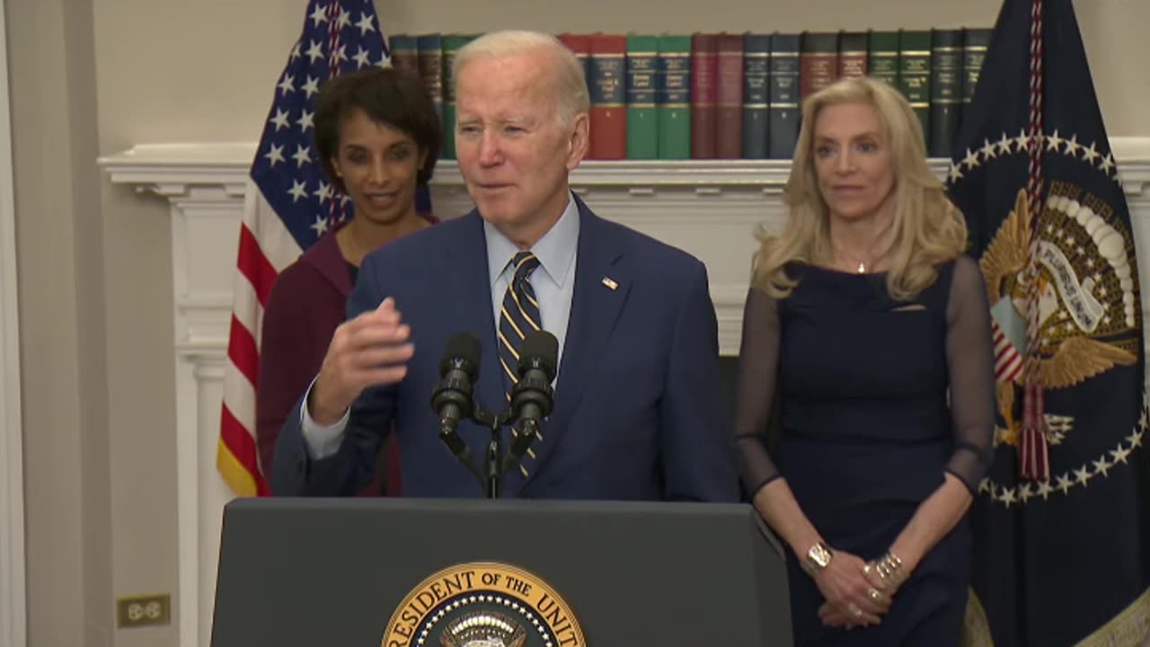 Biden: "Our economy is moving in the right direction"