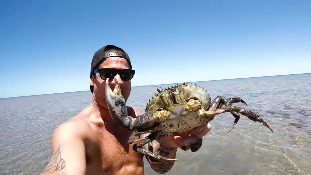 Surviving 24 Hours Only Using My Barehands To Catch Food