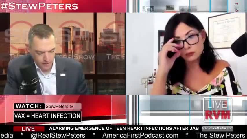 Stew Peters & Dr Jane Ruby - Teens experiencing Heart Problems after Jab - 5-30-21
