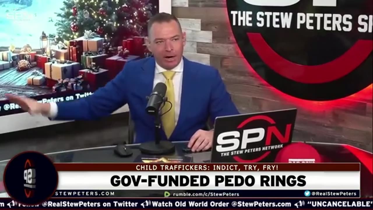 NO FILTER! Stew Peters EXPOSING Gov-Funded Pedo Rings!