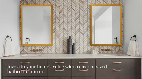 8 benefits of custom size bathroom mirror that make your bathroom perfect