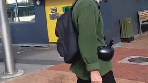 Street Preaching at a bus stop - Tauranga, New Zealand