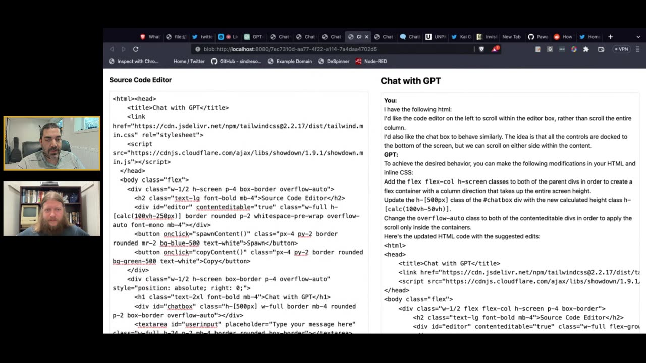 Let's live-code a better ChatGPT UI