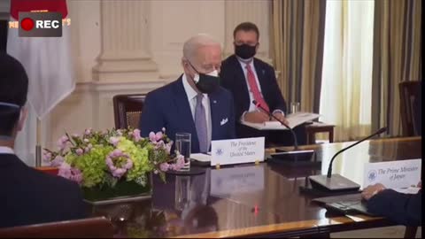 Biden “Wearing Mask ”with Tissue inside