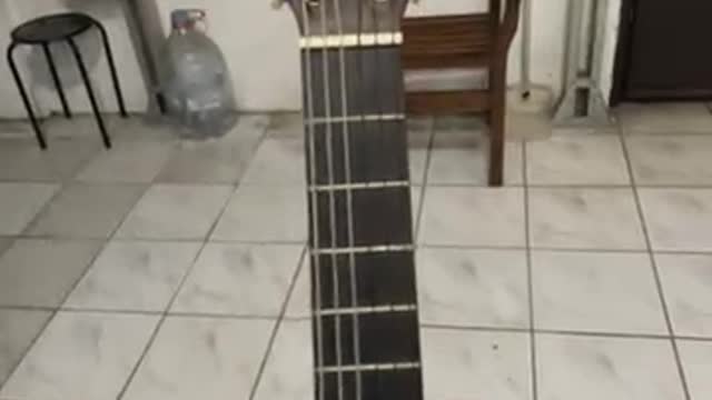 Guitar G Tone, third string from bottom
