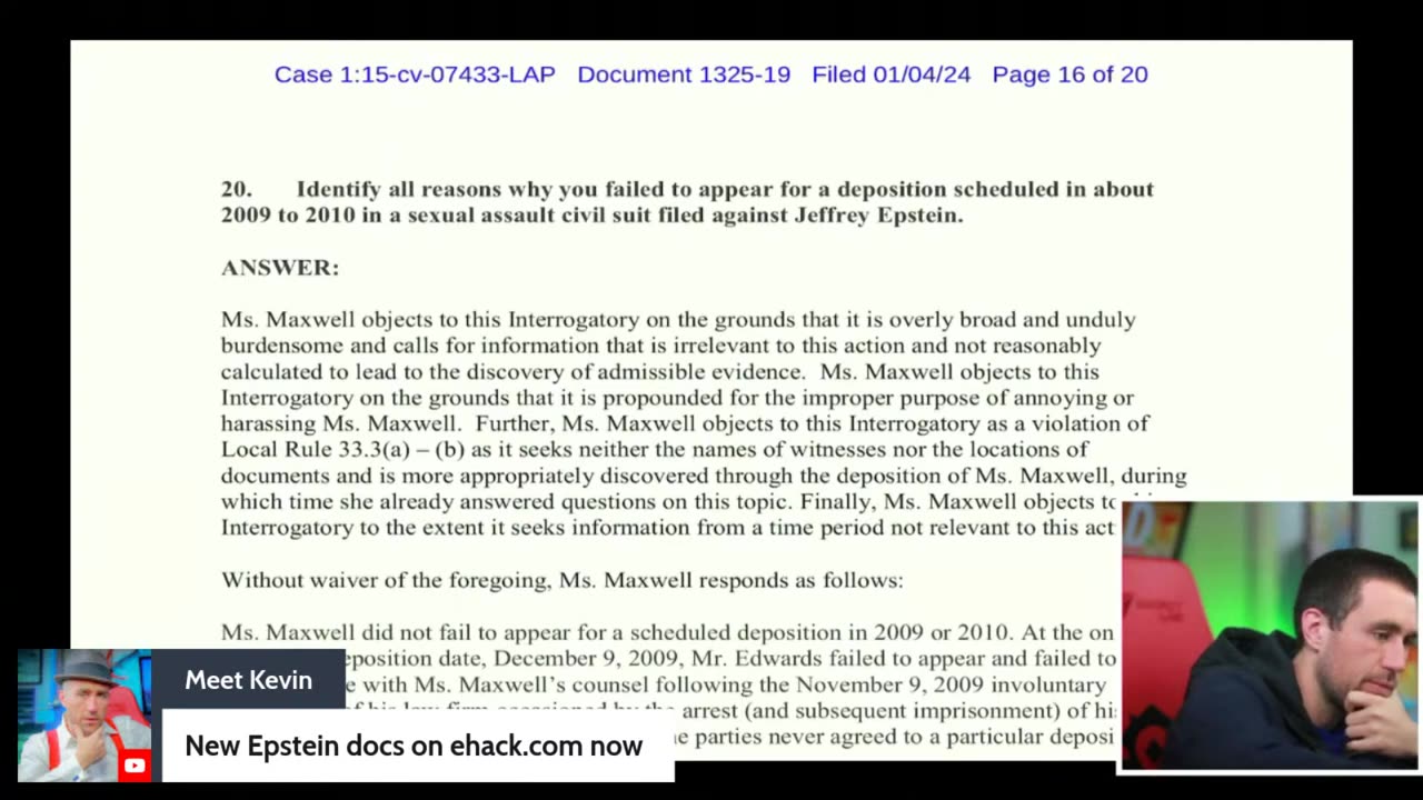 ***The Jeffrey Epstein Files Part 2 [Full Document Release & Analysis]***