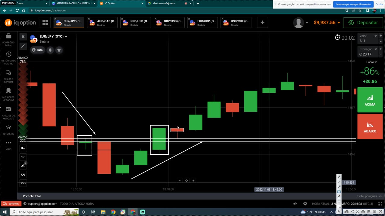 OLIVEIRA TRADER - LOGICA DO PREÇO - AULA 04