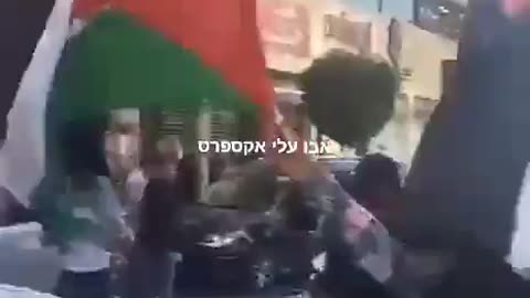 Palestinians in Gaza celebrating Hamas' massacre on October 7th.