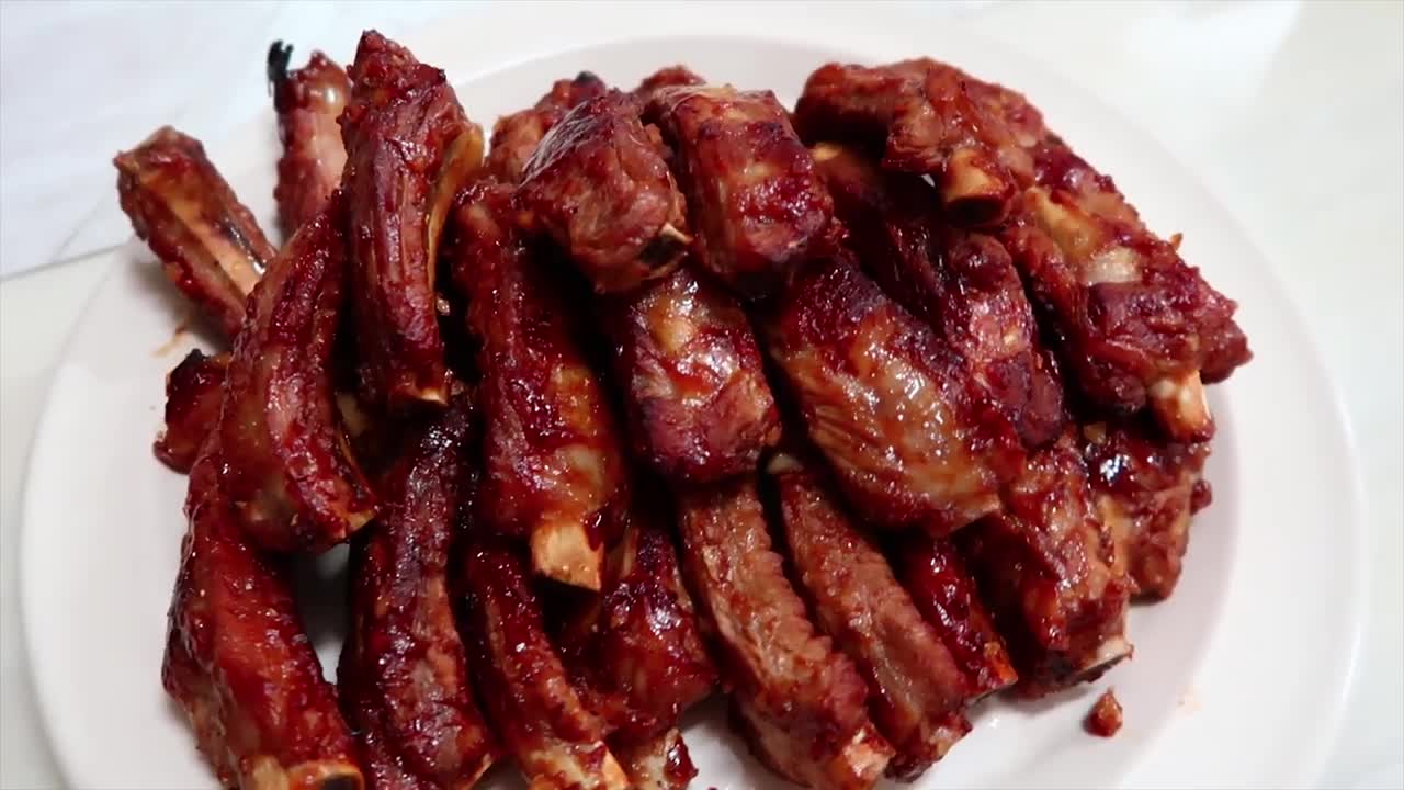 등갈비 바베큐 만들기 / 쉬운 바베큐 폭립 레시피 (barbecue Pork ribs Recipe)