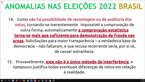 LIVE DAS FRAUDES, APURAÇÕES ABSURDAS 06/11/2022