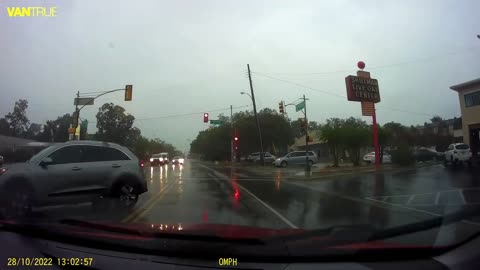 Close call with vehicle cutting across road - Dallas, TX