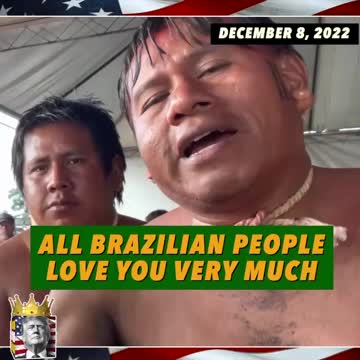 The Great Chief Serere of the Xavante tribe was arrested for peacefully protesting