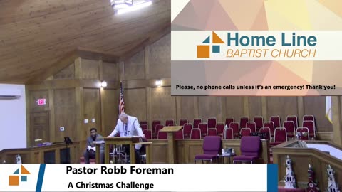 Pastor Robb Foreman // A Christmas Challenge // 12/22/2024