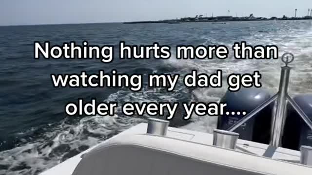 Nothing hurts more than watching my dad get older every year三