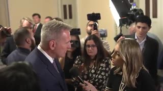 Kevin McCarthy STEAMROLLS Activist Reporter On Trump Indictment (VIDEO)