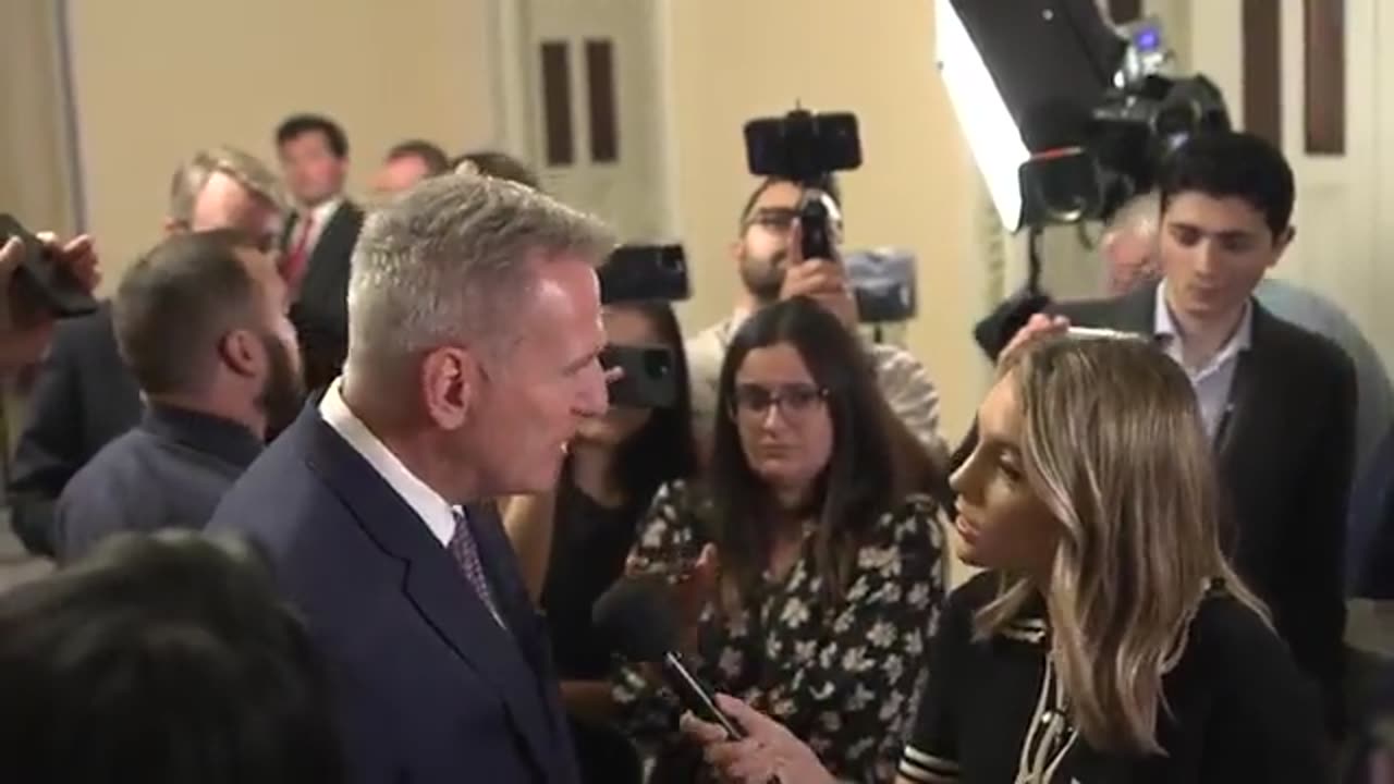 Kevin McCarthy STEAMROLLS Activist Reporter On Trump Indictment (VIDEO)