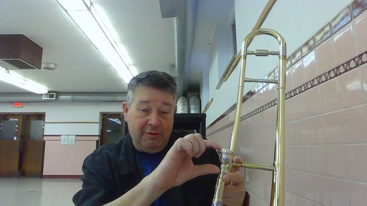 Checking out a small bore trombone using a 12c mouthpiece