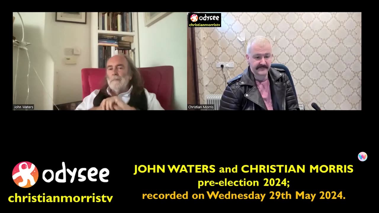 Euro Election Campaign-Christian Morris talks to John Waters 29-05-24