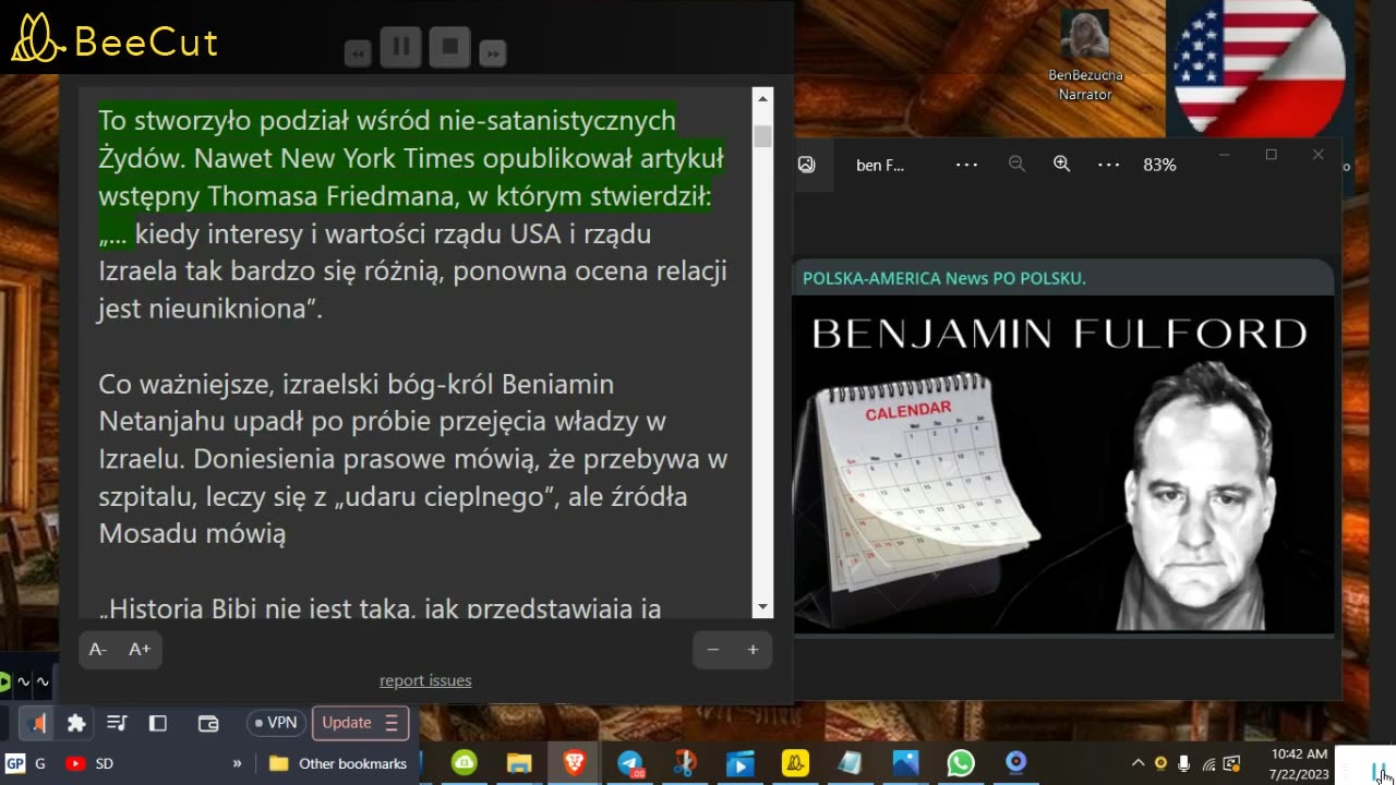 🔴Benjamin Fulford: 13 .07. 23 r🔴Druga wojna światowa kończy się klęską frakcji nazistowskiej...