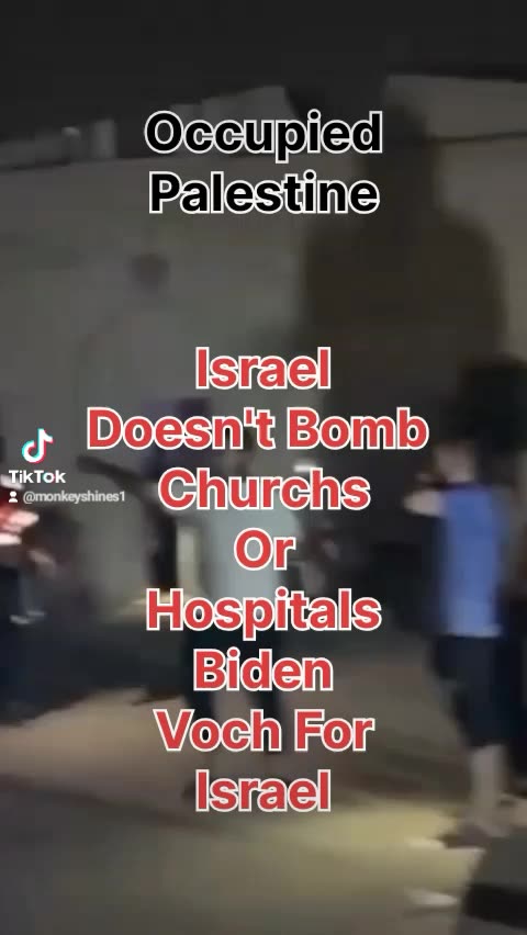 Israel Doesn't Bomb Churches And Hospitals, Does It?