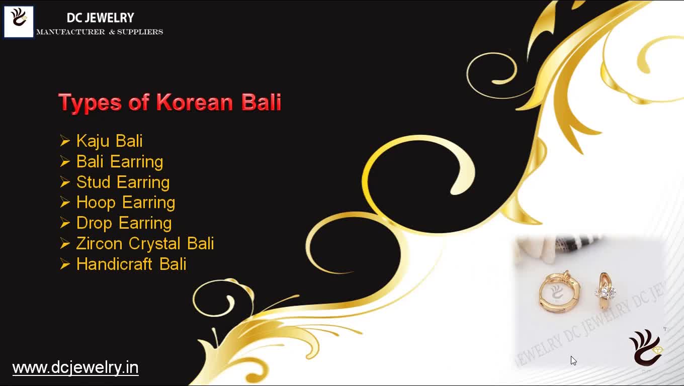 Buy Korean Bali Set Online at Best Price in Indore –Dc Jewelry