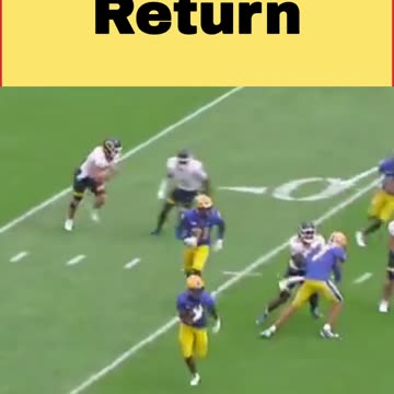 Pitt Punt Return