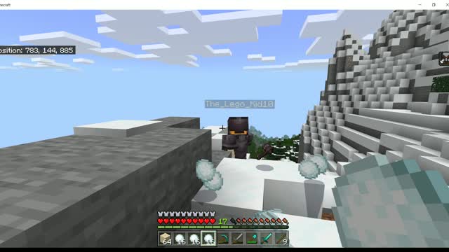 Minecraft Snowball fight