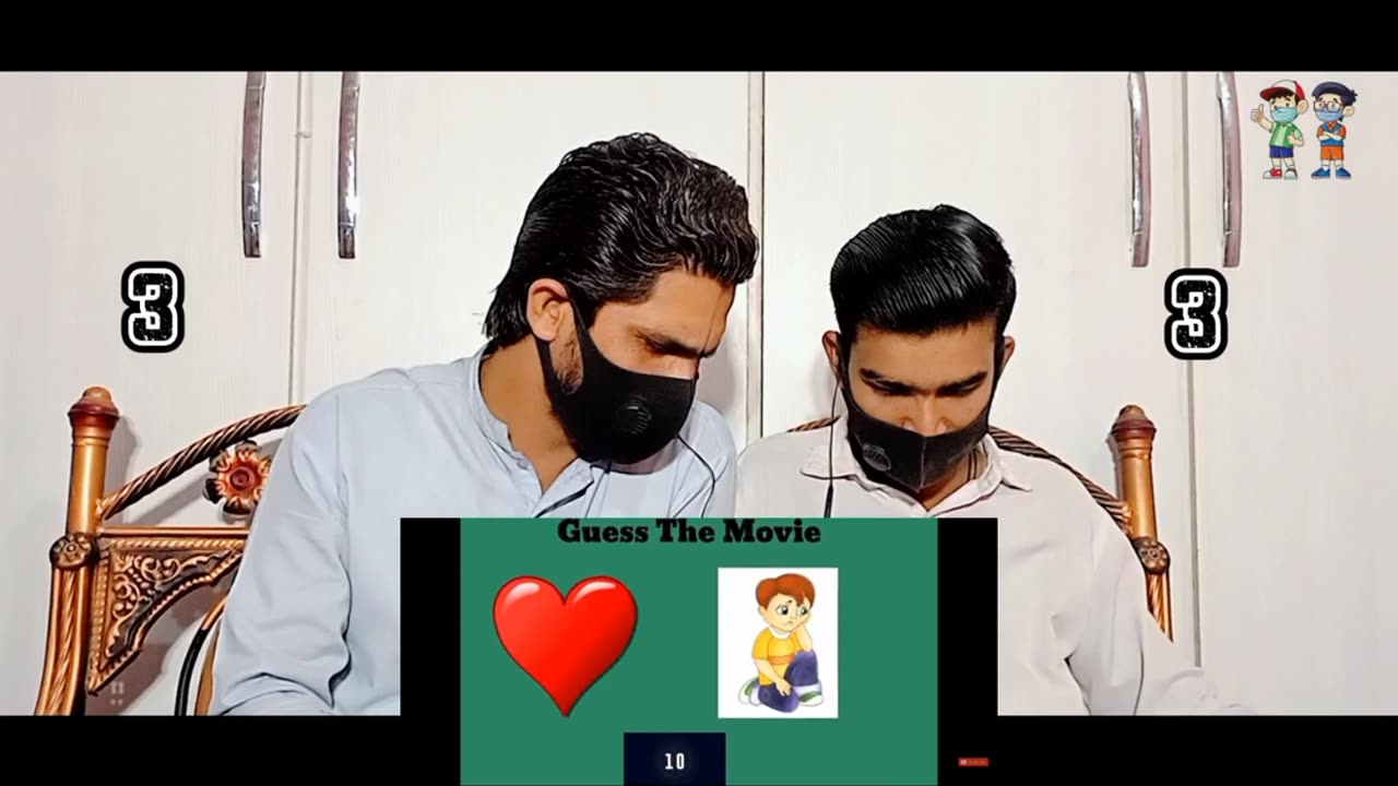 Pakistani boys guess the song by emogi's