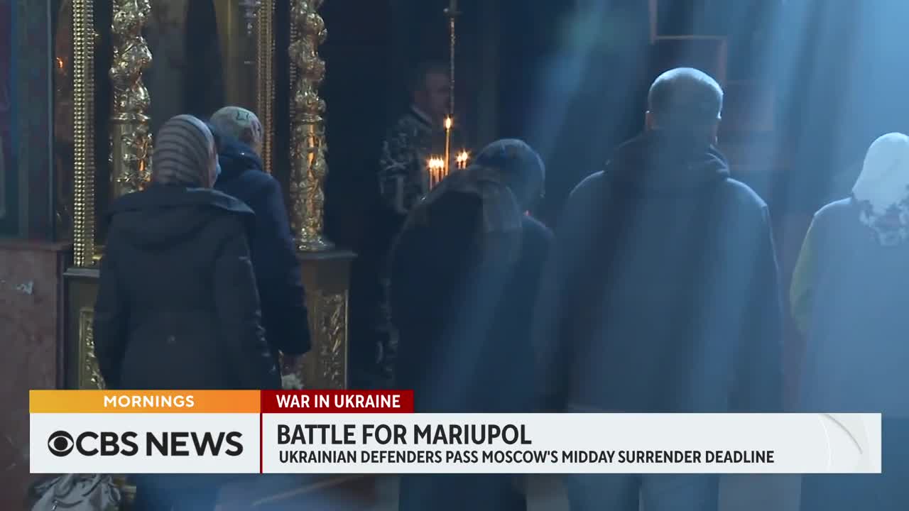 Ukrainian defenders pass Moscow's deadline to surrender Mariupol