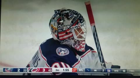 CBJ vs CAR - Hurricanes Lead 3-2
