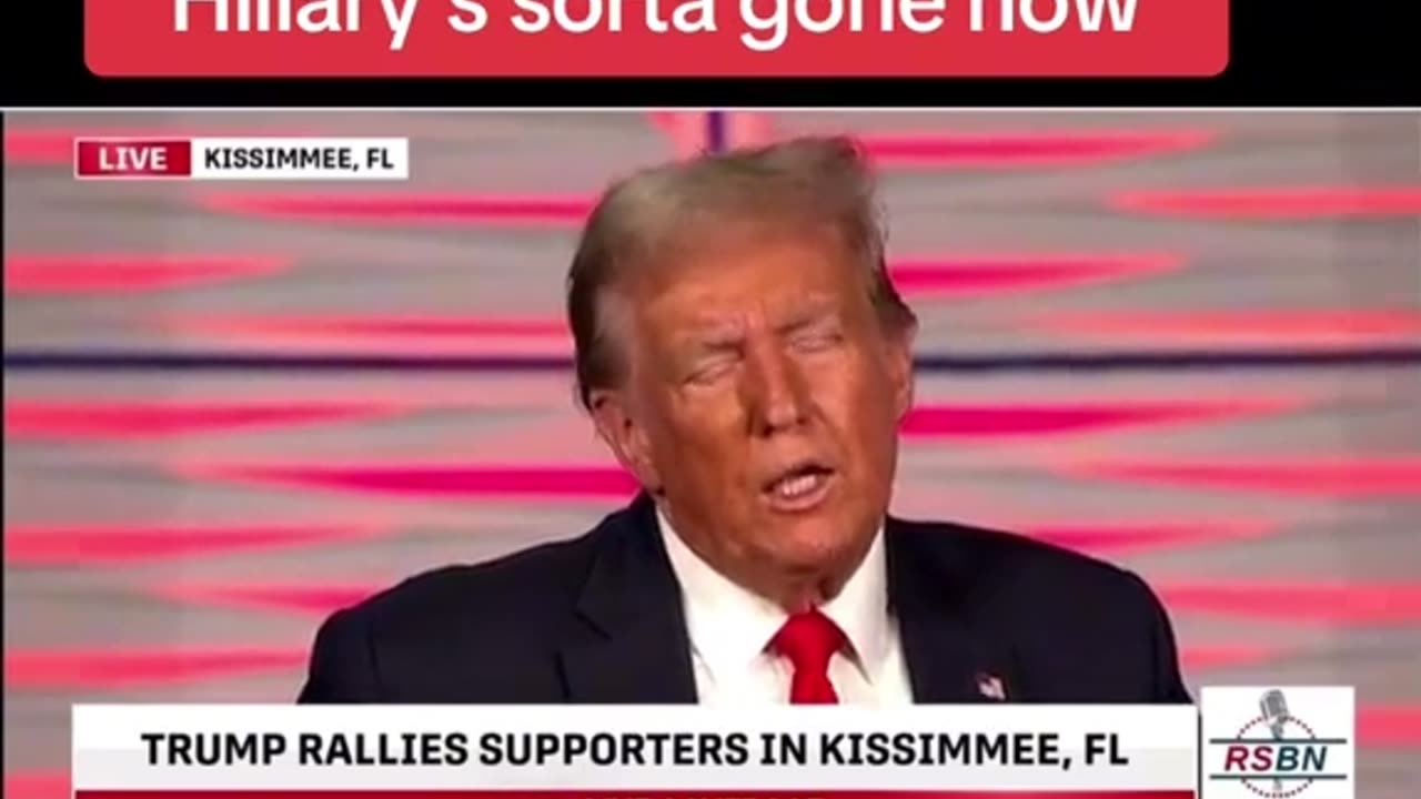 CCI TRUMP: HILLARY’S GONE