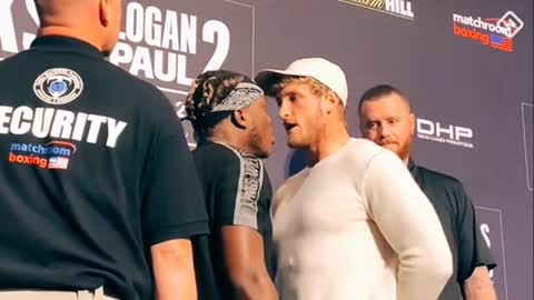 Logan Paul Gets Pushed Heavily By KSI