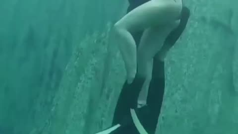 Traveling underwater is a different experience #FunnyVideo