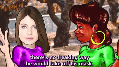He will never take off his mask