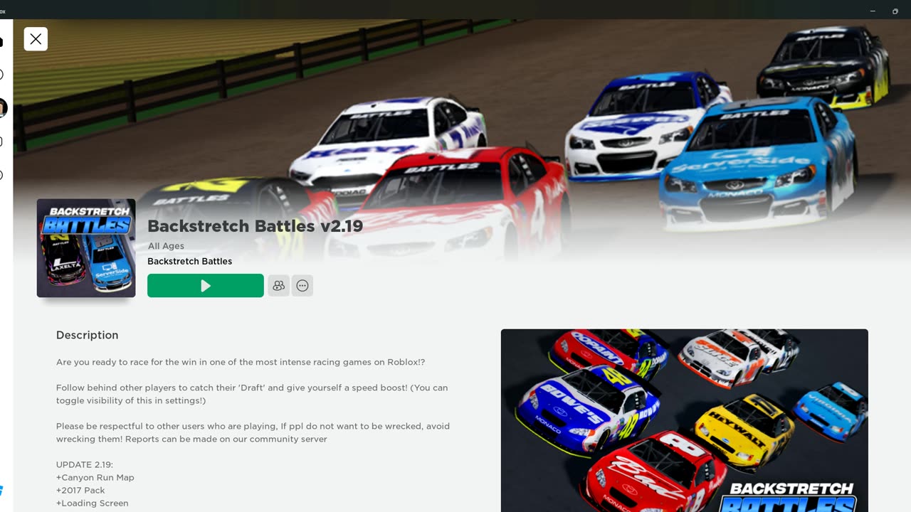 Nascar BBR night in America 6 (Nascar video game racing)