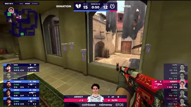 [2022 BLAST Autumn Resurgence Match] 00NATION vs VERTEX - 14 final BO3 highlights l CSGO