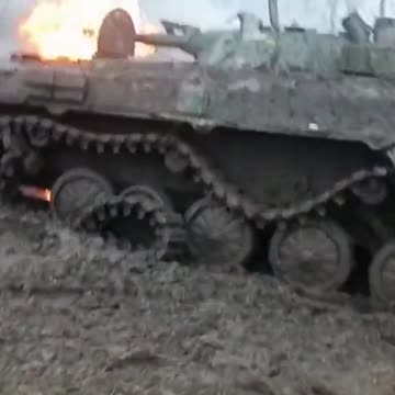 Ukrainian BMP destroyed at Bakhmut, February 28th