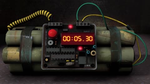 10 Seconds Time Bomb Countdown with Sound FX