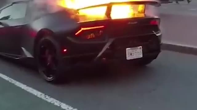 BURNING LAMBO | IG:lucasbrunelle