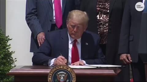 Trump * FinallySigns His Resigning Papers