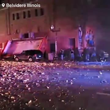 During a concert the roof came down