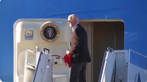 Biden Leaves Texas border.
