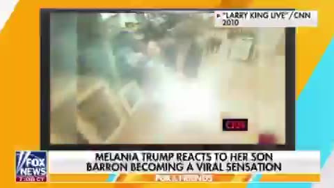 Melania Trump is proud of her son, Barron