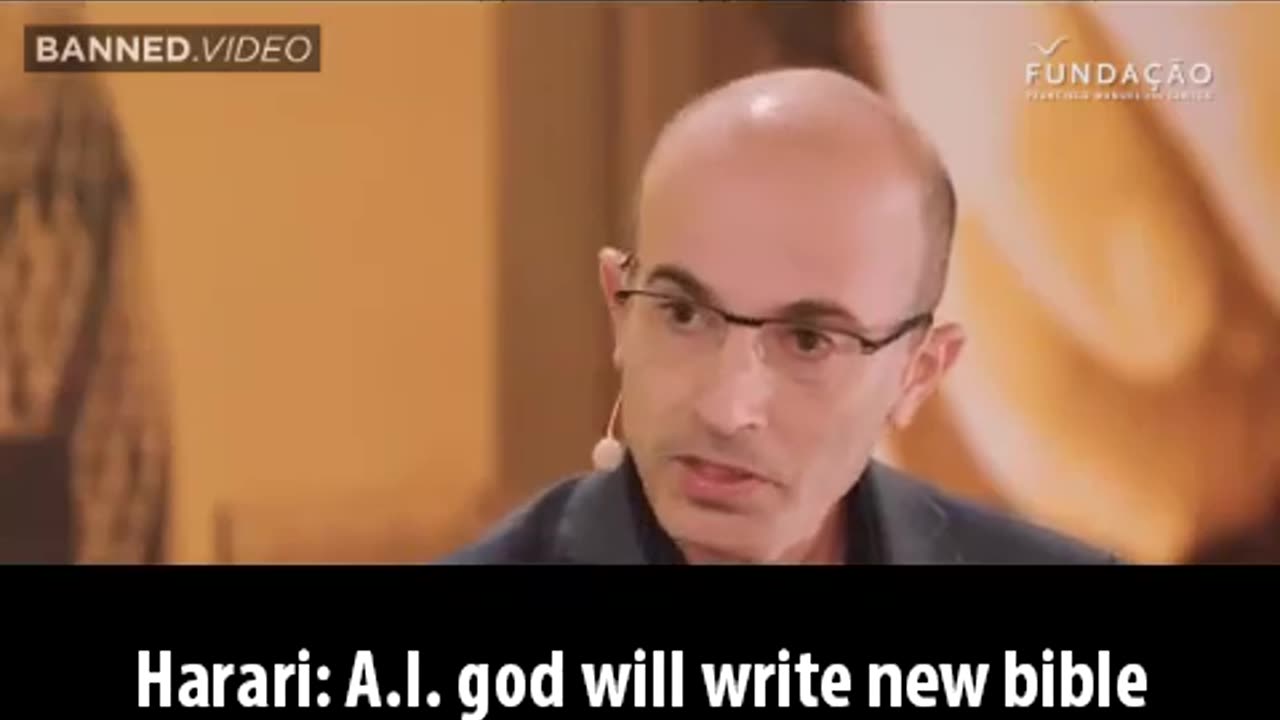 A.I. god will write a new Bible - Harari